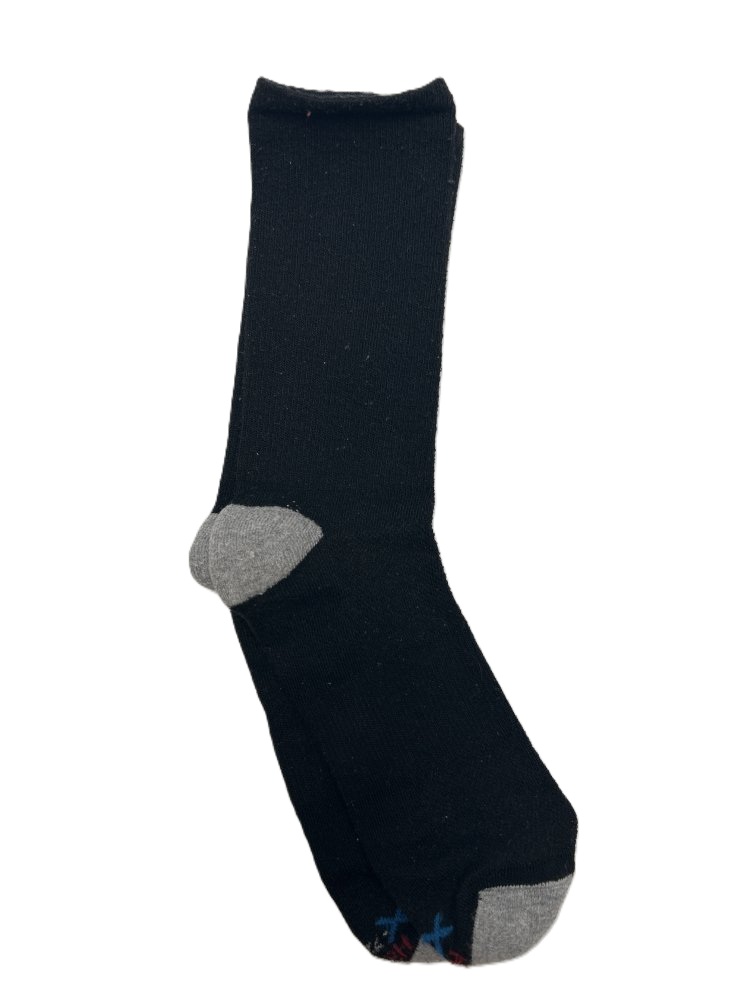 Men's Black Crew Sock