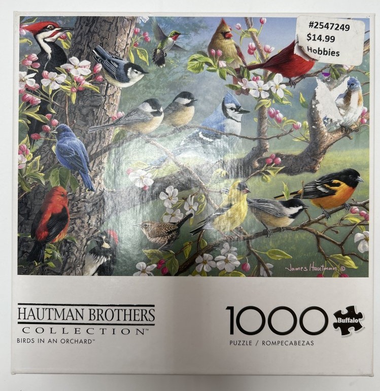 Hautman Brothers 1000-Piece Puzzle - Birds in an Orchard