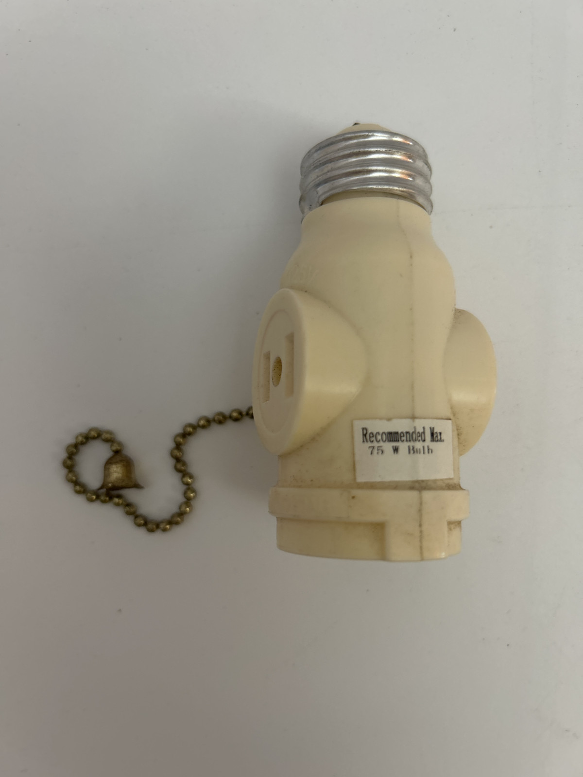 Light Socket Adapter with Pull Chain