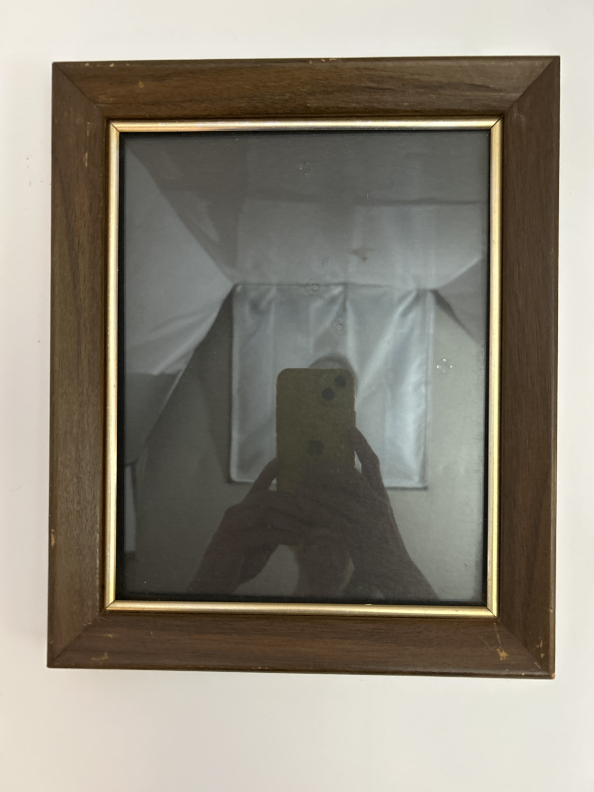 Picture Frame - 8x10 Wood with Gold Trim
