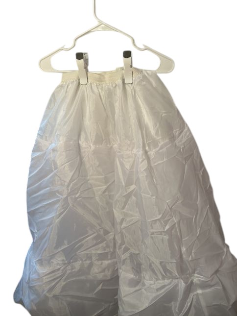 Women's White hoop skirt – costume undergarment