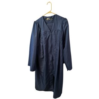 Graduation gown – navy blue adult size