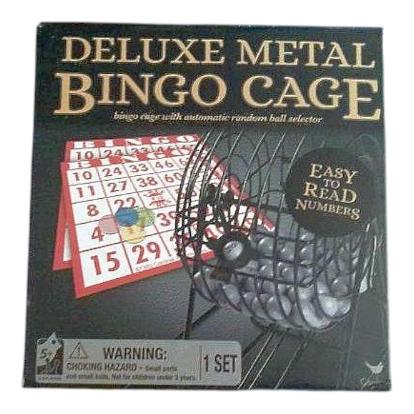 Deluxe Metal Bingo Cage Game